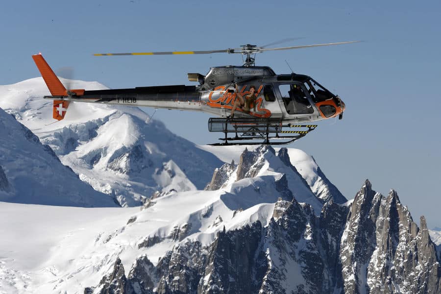 Helicopter flight at Chamonix with TopOfEuropeOrganisation